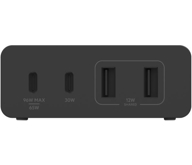 BELKIN Ładowarka 108W 4-porty GaN 2xUSB- A 2xUSB-C czarna WCH010vfBK - 1122738 - zdjęcie 3
